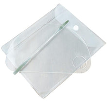 16cmX10.5cm 1set Stainless steel Material Nail Art Palette Cosmetic Mixing Palette Set Ring Manicure Nail Tool Anne