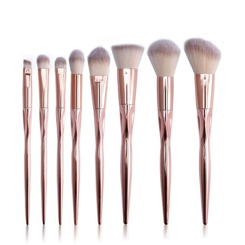 17.*10*1.5 cm 8PCS Make Up Foundation Eyebrow Eyeliner Blush Cosmetic Concealer Brushes pincel para maquiagem Anne