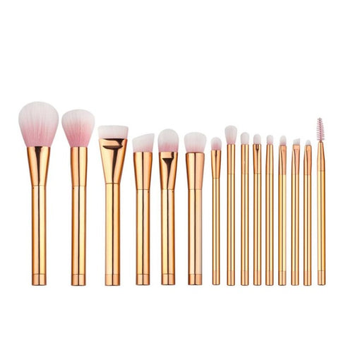 18 * 16 * 4 15PCS/1Set Cosmetic Makeup Brush Makeup Brush Eyeshadow Brush Fulfills all daily basic makeup requirements Anne