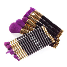 18 * 16 * 4 Hot Fashion Novelty 15PCS Cosmetic Makeup Brush Makeup Brush Eyeshadow Brush nylon wool Material Anne