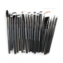 18.5cm-13.2cm/7.28"-5.20"(Approx.) Nylon Material 20 Pcs Pro Makeup Set Powder Foundation Eyeshadow Eyeliner Lip Cosmetic Brush