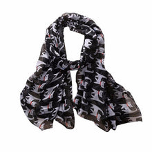 190cm*180cm Fashion Women Long Scarf Wrap For Ladies Bowknot Cat Print Elegant Women Scarves and Shawls 2016 echarpe #1201