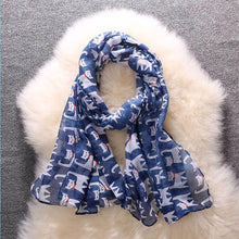 190cm*180cm Fashion Women Long Scarf Wrap For Ladies Bowknot Cat Print Elegant Women Scarves and Shawls 2016 echarpe #1201