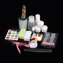 19Acrylic Nail Art Tips Powder Liquid Brush Glitter Clipper Primer File Set Kit Suitable for professional use or home use Anne