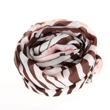 1PC Chiffon Stripe Women Scarf 2016 New Lady Charm bufandas Elelgent Girls Party Wrap Stole Warm