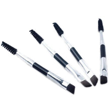 1PC Makeup Double-headed Inclined Eyebrow Brush Eyelashes Volume Tool pincel maquiagem profissional 2017 Anne