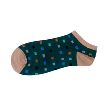 1Pair Small colored squares Men's Socks Casual Summer Socks Fashion Color Cotton Socks Business Male Sock #3530