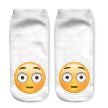 1Pair Wink 3D Boat Socks Digital Print Unisex Couple Breathable Stretchy Socks 2016 happy socks Lover Gifts#3530