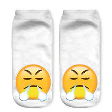 1Pair Wink 3D Boat Socks Digital Print Unisex Couple Breathable Stretchy Socks 2016 happy socks Lover Gifts#3530