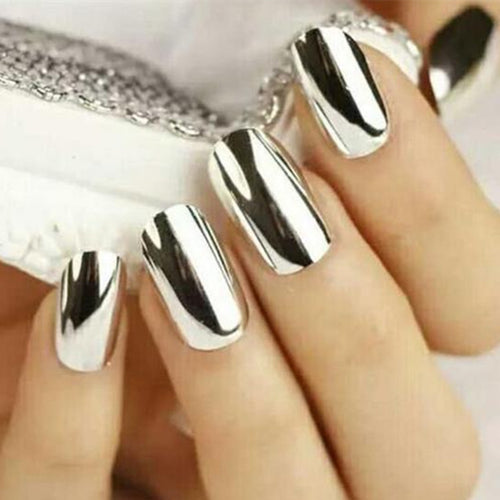 1g/Box Sliver Nail Art Glitter Powder Shinning Nail Mirror Powder Makeup Art DIY Chrome Pigment