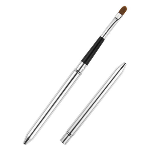 1pc Makeup Brushes Aluminum Portable Flexible Lip Brush Tool Perfectly suitable for traveling use lipstick 2017