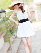 1pcs High Quality Fashion Womens Girl Chiffon Flower Double Rose Flower Elastic Stretch Waist Belt #3546