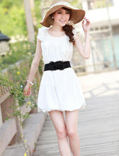 1pcs High Quality Fashion Womens Girl Chiffon Flower Double Rose Flower Elastic Stretch Waist Belt #3546