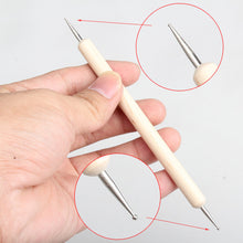 1x Dotting Marbleizing Two Sides Dot Paint Double-point Tool Nail Art Pens