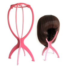 1x Plastic Stable Folding Wig Hair Hat Cap Durable Stand Holder Display
