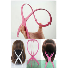 1x Plastic Stable Folding Wig Hair Hat Cap Durable Stand Holder Display