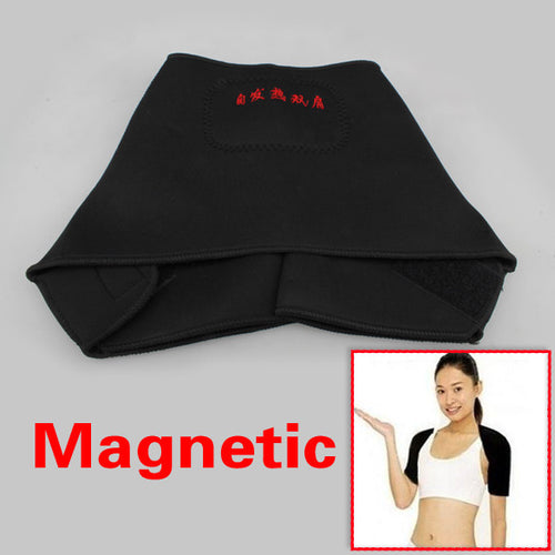 1x Shoulder Brace Spontaneous Heating Protection Magnetic Therapy Belt