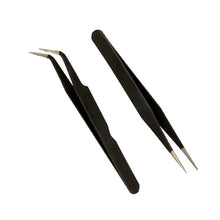 2 Black Acrylic Gel Nail Art Rhinestones Paillette Nipper Picking Tool