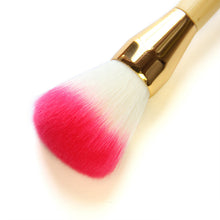 2 In 1 Pro Makeup Brushes Double Nylon Hair Cosmetic Puff Brush Face Powder Blush Concealer Foundation Make Up Tool