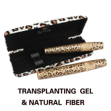 2 Piece Leopard Curling Eye Lashes Mascara Black Fiber Eyelash Mascara Set