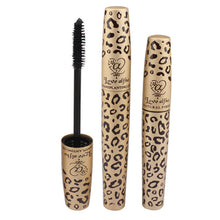 2 Piece Leopard Curling Eye Lashes Mascara Black Fiber Eyelash Mascara Set