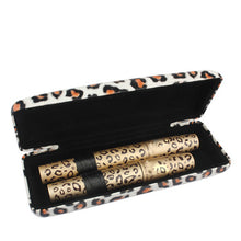 2 Piece Leopard Curling Eye Lashes Mascara Black Fiber Eyelash Mascara Set