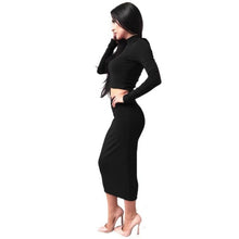 2 Piece Set Women Dress 2017 Fashion Winter Turtleneck Sexy Elegant Women Long Sleeve Bodycon Party Club Womens Dresses #1215