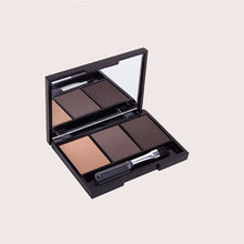 2 Professional 3 Color Eyebrow Powder Palette Cosmetic Eye Brow Enhancer Waterproof Makeup Eyes Shadow With Brush Mirror