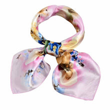 20 Colors 2017 OL Lady Scarf Square Scarf Satin 60cm*60cm Women Fashion Print Office Ladies Scarves handkerchief Female #1201