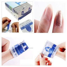 200Pcs Easy Use Paper Towel Nail Art Polish Vanish Remover Nail Tools + 10pcs Polish Nail Art Soaker Caps Clip