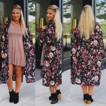 201 Summer Kimono Cardigan Women Floral Print Loose Long Blouses Shirts Lady Chiffon Beach Sunscreen Blusas Women Clothing #53