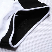 2015 Men's Summer Cotton Short-sleeved Shirts Lapel Polo Shirt IrregularPatchwork Harajuku White Black Shirt Tops 31174