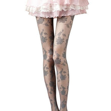 2015 New 3colors Black Sexy Lace tattoo pantyhose Panty Hose collants tattoo