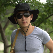 2015 New 5Color Fashion Cap Men Bucket Hat Boonie Hunting Fishing Outdoor Wide Caps Brim Baseball Cap