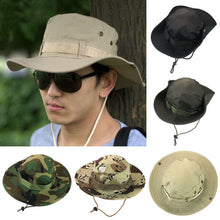 2015 New 5Color Fashion Cap Men Bucket Hat Boonie Hunting Fishing Outdoor Wide Caps Brim Baseball Cap
