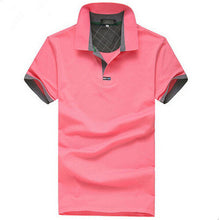 2015 New Fashion Polo Shirts Men Summer Printed Short Sleeve Shirts Plus Size Lapel Business Shirt Tops High Quality 31165