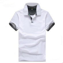 2015 New Fashion Polo Shirts Men Summer Printed Short Sleeve Shirts Plus Size Lapel Business Shirt Tops High Quality 31165