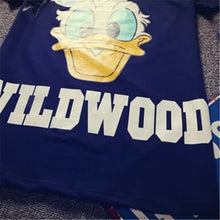 2015 New Japanese Harajuku Style Summer T-shirt Round Neck Loose Short Sleeve Cartoon Printed T Shirt Male Casual Shirts 31191