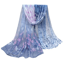 2015 New Long Women Printed Soft Silk Chiffon Shawl Wrap Wraps Scarf Winter Autumn Scarves Pashmina Gift