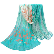 2015 New Long Women Printed Soft Silk Chiffon Shawl Wrap Wraps Scarf Winter Autumn Scarves Pashmina Gift