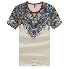 2015 Summer Fashion Men Harajuku T Shirt Retro Printed Short-sleeve Cotton T-shirt Men Personality Casual Tops 31284