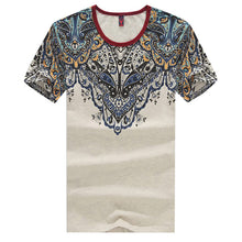 2015 Summer Fashion Men Harajuku T Shirt Retro Printed Short-sleeve Cotton T-shirt Men Personality Casual Tops 31284