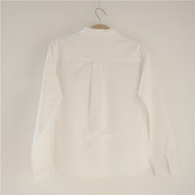 2015 Swan Print Casual Blouses Long Sleeve Cotton Fashion Blusas Femininas Japanese Style Tops 70018