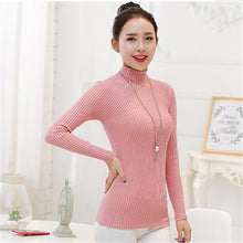 2015 Women Sweaters Plus Size 8 Colors Computer Knitted Long Sleeve Casual Regular Tuttleneck Wool Pullovers