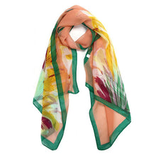 2015 woman scarf Chiffon Daffodils Women Scarf Shawl Scarf Scarves Wrap Stole Warm for