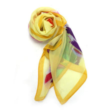 2015 woman scarf Chiffon Daffodils Women Scarf Shawl Scarf Scarves Wrap Stole Warm for