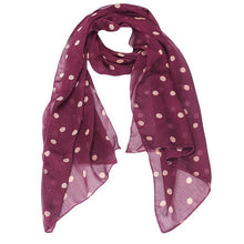 2015 women scarf Long Wrap Shawl Polka Dot Chiffon Scarf Scarves Stole for