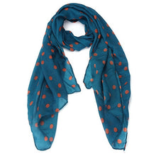 2015 women scarf Long Wrap Shawl Polka Dot Chiffon Scarf Scarves Stole for
