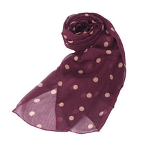 2015 women scarf Long Wrap Shawl Polka Dot Chiffon Scarf Scarves Stole for