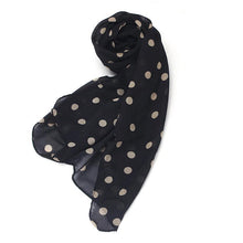 2015 women scarf Long Wrap Shawl Polka Dot Chiffon Scarf Scarves Stole for